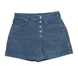 American Eagle Mom Skort High Waisted Y2K Casual Chic Retro Revival Blue Size 8